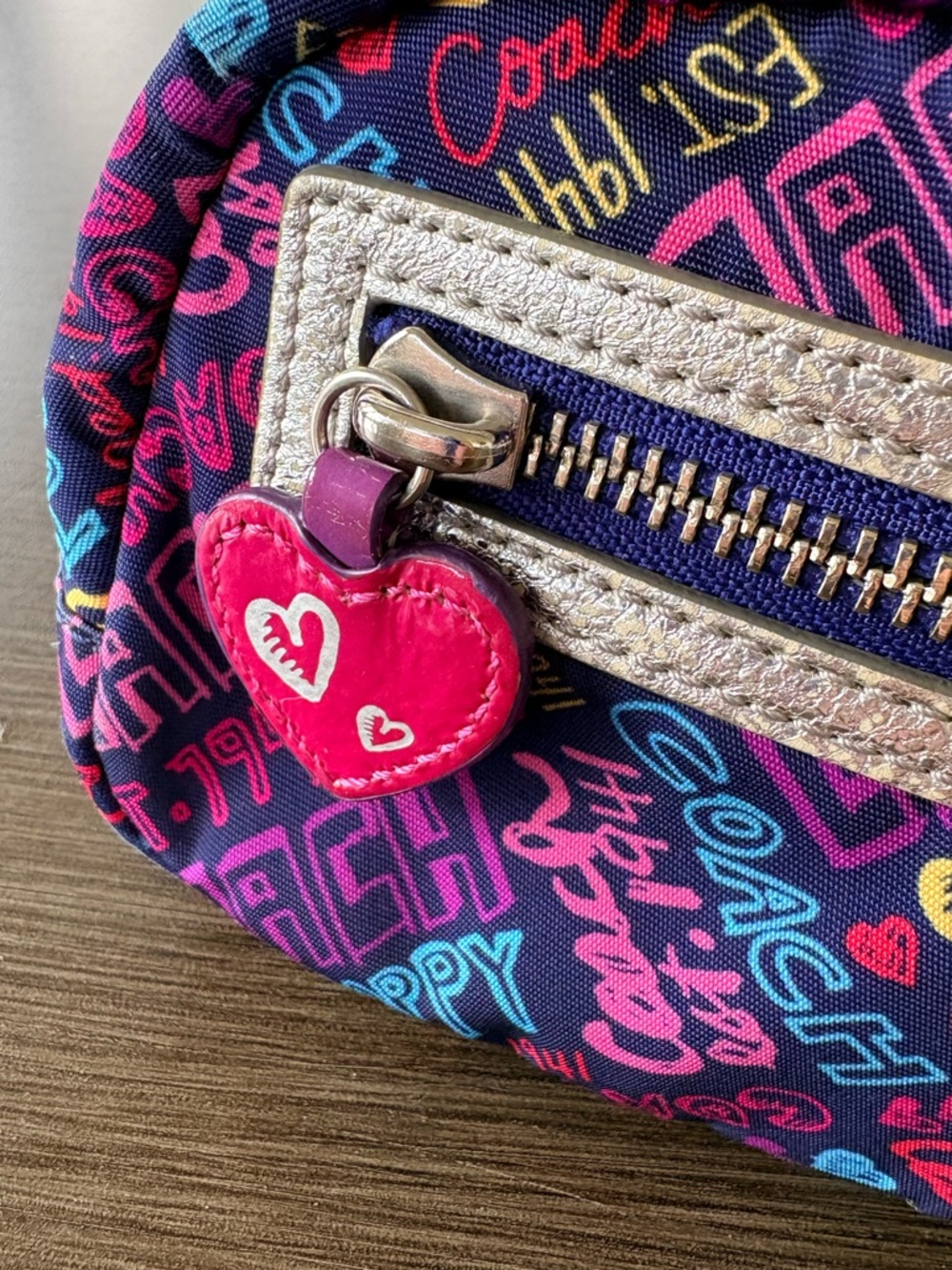 Coach Poppy Graffiti Cosmetic Case - Picture 8 of 11